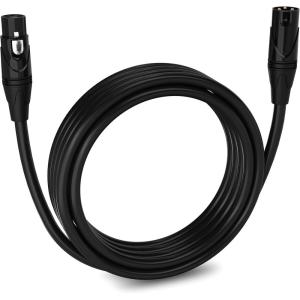 imageLyxPro Quad Serias  300 Ft  XLR Male to Female Star Quad Microphone and Audio Cable for High End Quality and Sound Clarity Extreme Low Noise  Black15 Feet