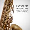 imageAlto Saxophone E Flat Brass Sax Kit Professional Sound Complete Accessories Ideal for All Players Includes Hard Case 10 Extra Reeds Strap Gloves Cleaning Kit ampamp More Gold Lacquer FinishAntique Bronze