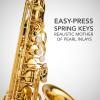 imageAlto Saxophone E Flat Brass Sax Kit Professional Sound Complete Accessories Ideal for All Players Includes Hard Case 10 Extra Reeds Strap Gloves Cleaning Kit ampamp More Gold Lacquer FinishGold Lacquer