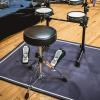 imageDrum and Keyboard Throne Stool Padded Soft Seat Height Adjustable Portable Foldable Drummer Seat for Kids and Adults