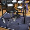 imageDrum and Keyboard Throne Stool Padded Soft Seat Height Adjustable Portable Foldable Drummer Seat for Kids and Adults