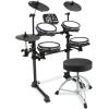 imageDrum and Keyboard Throne Stool Padded Soft Seat Height Adjustable Portable Foldable Drummer Seat for Kids and Adults