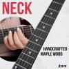 imageLyxPro 30 Electric Guitar Left Hand TL Series FullSize Paulownia Wood Body 3Ply Pickguard CShape Neck Ashtray Bridge Quality Gear Tuners 3Way Switch ampamp VolumeTone Controls 2 Picks GreenGreen