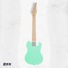 imageLyxPro 30 Electric Guitar Left Hand TL Series FullSize Paulownia Wood Body 3Ply Pickguard CShape Neck Ashtray Bridge Quality Gear Tuners 3Way Switch ampamp VolumeTone Controls 2 Picks GreenGreen