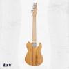 imageLyxPro 30 Electric Guitar Left Hand TL Series FullSize Paulownia Wood Body 3Ply Pickguard CShape Neck Ashtray Bridge Quality Gear Tuners 3Way Switch ampamp VolumeTone Controls 2 Picks GreenNatural