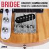 imageLyxPro 30 Electric Guitar Left Hand TL Series FullSize Paulownia Wood Body 3Ply Pickguard CShape Neck Ashtray Bridge Quality Gear Tuners 3Way Switch ampamp VolumeTone Controls 2 Picks GreenNatural