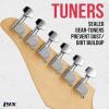 imageLyxPro 30 Electric Guitar Left Hand TL Series FullSize Paulownia Wood Body 3Ply Pickguard CShape Neck Ashtray Bridge Quality Gear Tuners 3Way Switch ampamp VolumeTone Controls 2 Picks GreenGreen