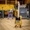 imageLyxPro 30 Electric Guitar Left Hand TL Series FullSize Paulownia Wood Body 3Ply Pickguard CShape Neck Ashtray Bridge Quality Gear Tuners 3Way Switch ampamp VolumeTone Controls 2 Picks GreenNatural