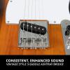 imageLyxPro 30 Electric Guitar Left Hand TL Series FullSize Paulownia Wood Body 3Ply Pickguard CShape Neck Ashtray Bridge Quality Gear Tuners 3Way Switch ampamp VolumeTone Controls 2 Picks GreenSunburst