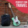 imageLyxPro 30 Electric Guitar Left Hand TL Series FullSize Paulownia Wood Body 3Ply Pickguard CShape Neck Ashtray Bridge Quality Gear Tuners 3Way Switch ampamp VolumeTone Controls 2 Picks GreenGreen