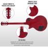 imageLyxPro 39 SB Series Electric Guitar LP Style for Beginner Intermediate ampamp Pro Players Solid Body Guitar Bonus 2Pack of Picks Mahogany Wood VolumeTone Controls 3Way Pickup  Honey BurstSunburst