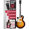 imageLyxPro 39 SB Series Electric Guitar LP Style for Beginner Intermediate ampamp Pro Players Solid Body Guitar Bonus 2Pack of Picks Mahogany Wood VolumeTone Controls 3Way Pickup  Honey BurstSunburst