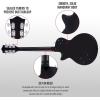 imageLyxPro 39 SB Series Electric Guitar LP Style for Beginner Intermediate ampamp Pro Players Solid Body Guitar Bonus 2Pack of Picks Mahogany Wood VolumeTone Controls 3Way Pickup  Honey BurstBlack