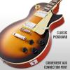 imageLyxPro 39 SB Series Electric Guitar LP Style for Beginner Intermediate ampamp Pro Players Solid Body Guitar Bonus 2Pack of Picks Mahogany Wood VolumeTone Controls 3Way Pickup  Honey BurstSunburst