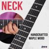 imageLyxPro CS 30 Left Hand Electric Guitar Kit for Beginner Intermediate ampamp Pro Players with Guitar Amp Cable 6 Picks ampamp Learners Guide Solid Wood Body VolumeTone Controls 5Way Pickup  PinkPink