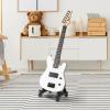 imageLyxPro CS 30 Left Hand Electric Guitar Kit for Beginner Intermediate ampamp Pro Players with Guitar Amp Cable 6 Picks ampamp Learners Guide Solid Wood Body VolumeTone Controls 5Way Pickup  PinkWhite