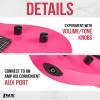 imageLyxPro CS 30 Left Hand Electric Guitar Kit for Beginner Intermediate ampamp Pro Players with Guitar Amp Cable 6 Picks ampamp Learners Guide Solid Wood Body VolumeTone Controls 5Way Pickup  PinkPink