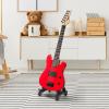 imageLyxPro CS 30 Left Hand Electric Guitar Kit for Beginner Intermediate ampamp Pro Players with Guitar Amp Cable 6 Picks ampamp Learners Guide Solid Wood Body VolumeTone Controls 5Way Pickup  PinkRed