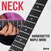 imageLyxPro CS 30 Left Hand Electric Guitar Kit for Beginner Intermediate ampamp Pro Players with Guitar Amp Cable 6 Picks ampamp Learners Guide Solid Wood Body VolumeTone Controls 5Way Pickup  PinkPink