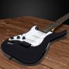 imageLyxPro CS 39 Left Hand Electric Guitar Kit for Beginner Intermediate ampamp Pro Players with Guitar Amp Cable 6 Picks ampamp Learners Guide Solid Wood Body VolumeTone Controls 5Way Pickup  WhiteBlack