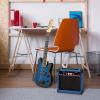 imageLyxPro Left Hand 30 Inch Electric Guitar Kit for Lefty Kids 34 Size Beginners Guitar Amp Six Strings Two Picks Shoulder Strap Digital Clip On Tuner Guitar Cable and Soft Case Gig Bag  RedBlue