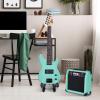 imageLyxPro Left Hand 30 Inch Electric Guitar Kit for Lefty Kids 34 Size Beginners Guitar Amp Six Strings Two Picks Shoulder Strap Digital Clip On Tuner Guitar Cable and Soft Case Gig Bag  RedGreen