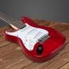 imageLyxPro Left Hand 36 Inch Electric Guitar and Kit for Lefty Kids with 34 Size Beginners Guitar Amp Six Strings Two Picks Shoulder Strap Digital Clip On Tuner Cable and Soft Case Gig Bag  BlueRed