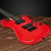imageLyxPro Left Hand 36 Inch Electric Guitar and Kit for Lefty Kids with 34 Size Beginners Guitar Amp Six Strings Two Picks Shoulder Strap Digital Clip On Tuner Cable and Soft Case Gig Bag  BlueRed