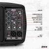 imageLyxPro SPA55 Small PA Speaker Monitor ClassD Amplifier 3 Channel Mixer 3 Band EQ Powerful Compact Active Speaker System amp with Mixer 48V Phantom Power