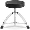 imageDrum and Keyboard Throne Stool Padded Soft Seat Height Adjustable Portable Foldable Drummer Seat for Kids and Adults