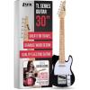 imageLyxPro 30 Electric Guitar Left Hand TL Series FullSize Paulownia Wood Body 3Ply Pickguard CShape Neck Ashtray Bridge Quality Gear Tuners 3Way Switch ampamp VolumeTone Controls 2 Picks GreenBlack