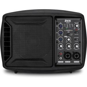 imageLyxPro SPA55 Small PA Speaker Monitor ClassD Amplifier 3 Channel Mixer 3 Band EQ Powerful Compact Active Speaker System amp with Mixer 48V Phantom Power