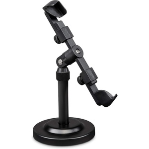 image:imageLyxPro Cell Phone Tablet Stand Holder clip on Grip For Table Or Desk Adjustable 360 Degree Rotating Swivel Angle Fits 5572 Inch Portable Non Slip Weighted Base Secured Locking Arms LYXATDPM